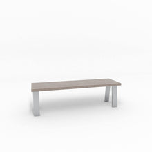 Lade das Bild in den Galerie-Viewer, Sitzbank "Cone" | Aluminium | Holz | verschiedene Ausführungen -Sitzbank - I-Systeme.com - Imbusch Systemmoebel gmbh