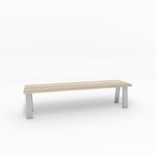 Lade das Bild in den Galerie-Viewer, Sitzbank "Cone" | Aluminium | Holz | verschiedene Ausführungen -Sitzbank - I-Systeme.com - Imbusch Systemmoebel gmbh
