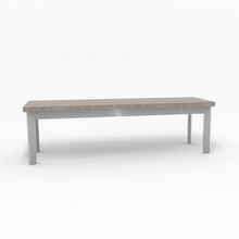 Lade das Bild in den Galerie-Viewer, Sitzbank "Frame" | Aluminium | Holz | verschiedene Ausführungen - I-Systeme.com - Imbusch Systemmoebel gmbh