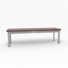 Lade das Bild in den Galerie-Viewer, Sitzbank "Frame" | Aluminium | Holz | verschiedene Ausführungen - I-Systeme.com - Imbusch Systemmoebel gmbh