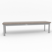 Lade das Bild in den Galerie-Viewer, Sitzbank "Frame" | Aluminium | Holz | verschiedene Ausführungen - I-Systeme.com - Imbusch Systemmoebel gmbh