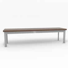 Lade das Bild in den Galerie-Viewer, Sitzbank "Frame" | Aluminium | Holz | verschiedene Ausführungen - I-Systeme.com - Imbusch Systemmoebel gmbh