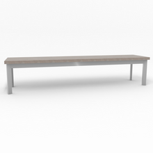 Lade das Bild in den Galerie-Viewer, Sitzbank "Frame" | Aluminium | Holz | verschiedene Ausführungen - I-Systeme.com - Imbusch Systemmoebel gmbh