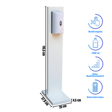 Lade das Bild in den Galerie-Viewer, Desinfektionssäule | automatischer Desinfektionsmittelspender | Desinfektionsstation -Hygienesäule - I-Systeme.com - Imbusch Systemmoebel gmbh