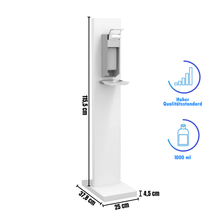 Lade das Bild in den Galerie-Viewer, Desinfektionssäule | Desinfektionsstation | Desinfektionsmittelspender -Hygienesäule - I-Systeme.com - Imbusch Systemmoebel gmbh