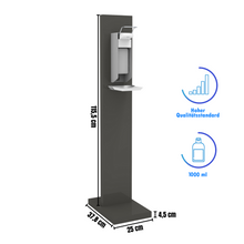 Lade das Bild in den Galerie-Viewer, Desinfektionssäule | Desinfektionsstation | Desinfektionsmittelspender -Hygienesäule - I-Systeme.com - Imbusch Systemmoebel gmbh