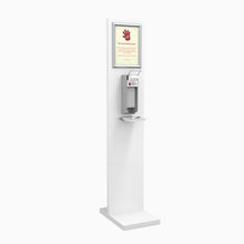 Lade das Bild in den Galerie-Viewer, Desinfektionssäule | Desinfektionsmittelspender | Desinfektionsstation inkl. Infoschild -Hygienesäule - I-Systeme.com - Imbusch Systemmoebel gmbh