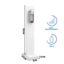 Lade das Bild in den Galerie-Viewer, Desinfektionssäule | Desinfektionsstation | Desinfektionsmittelspender -Hygienesäule - I-Systeme.com - Imbusch Systemmoebel gmbh