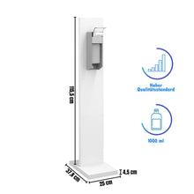 Lade das Bild in den Galerie-Viewer, Desinfektionssäule | Desinfektionsstation | Desinfektionsmittelspender -Hygienesäule - I-Systeme.com - Imbusch Systemmoebel gmbh