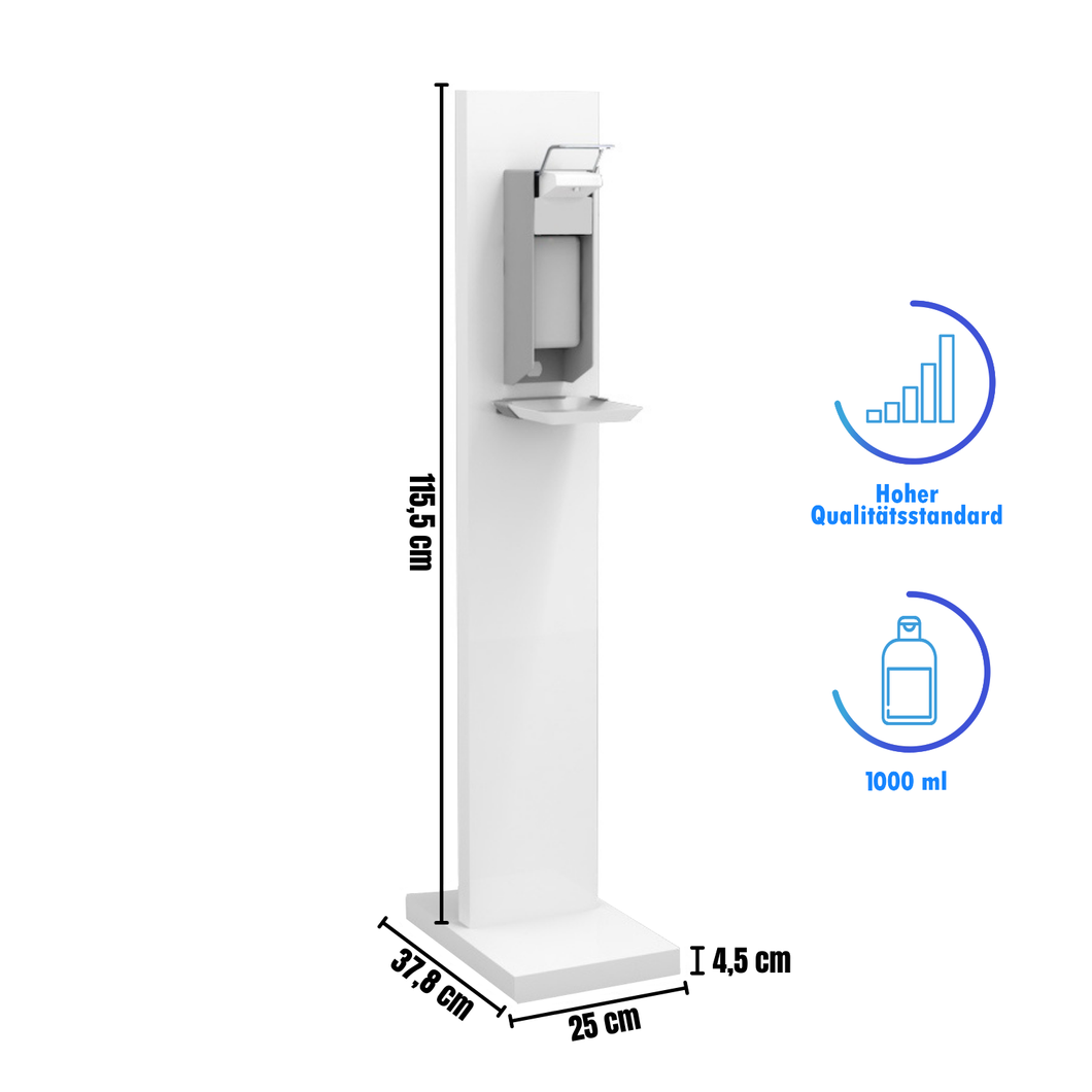 Desinfektionssäule | Desinfektionsstation | Desinfektionsmittelspender -Hygienesäule - I-Systeme.com - Imbusch Systemmoebel gmbh